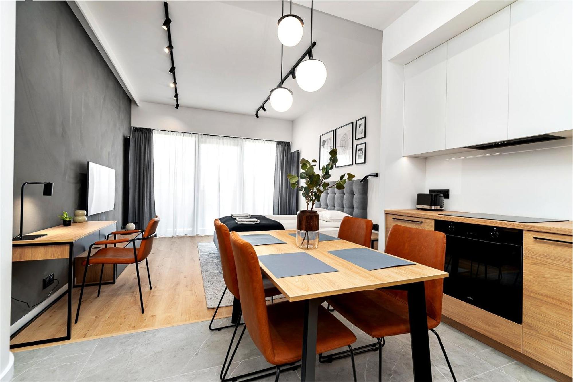 Margi Ether Apartament Lux Pool Balcony 什切青 外观 照片