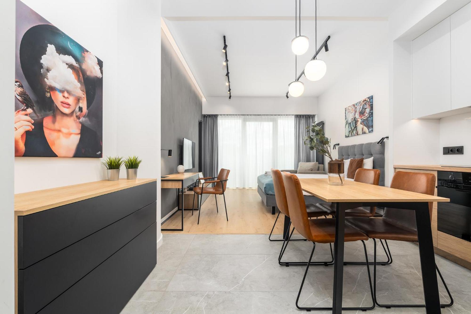 Margi Ether Apartament Lux Pool Balcony 什切青 外观 照片